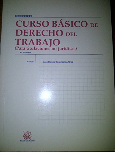 Stock image for Curso Bsico de Derecho Del Trabajo for sale by Hamelyn