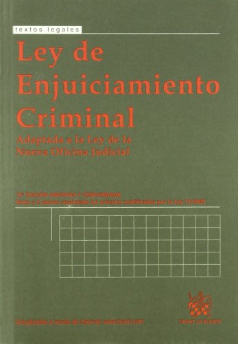 Stock image for Ley de enjuiciamiento criminal for sale by Almacen de los Libros Olvidados