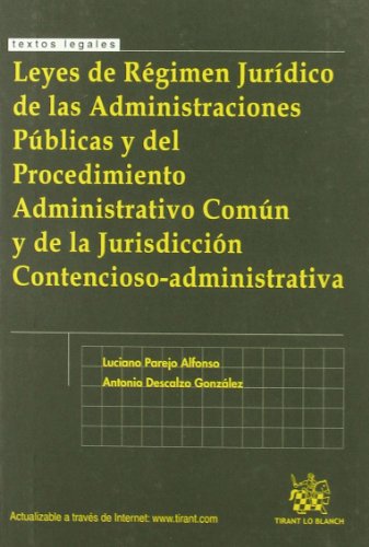 Stock image for Leyes de Rgimen Jurdico de las AAPPLuciano Parejo Alfonso; Antonio for sale by Iridium_Books