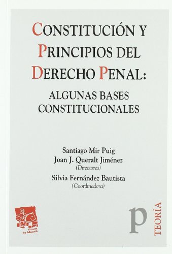 Imagen de archivo de mir puig constitucion y principios del derecho penal a la venta por DMBeeBookstore