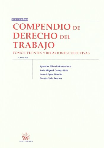 Beispielbild fr Compendio de Derecho del Trabajo TomoIgnacio Albiol Montesinos/Luis M zum Verkauf von Iridium_Books
