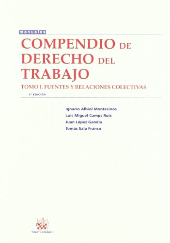 Imagen de archivo de Compendio de Derecho del Trabajo TomoIgnacio Albiol Montesinos/Luis M a la venta por Iridium_Books