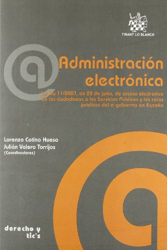 9788498769975: Administracin electrnica (Spanish Edition)