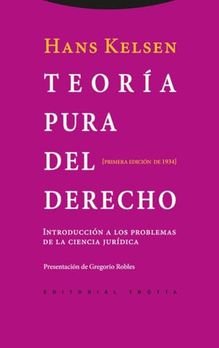 Stock image for Teora pura del Derecho introduccin a los problemas de la Ciencia jurdica for sale by MARCIAL PONS LIBRERO