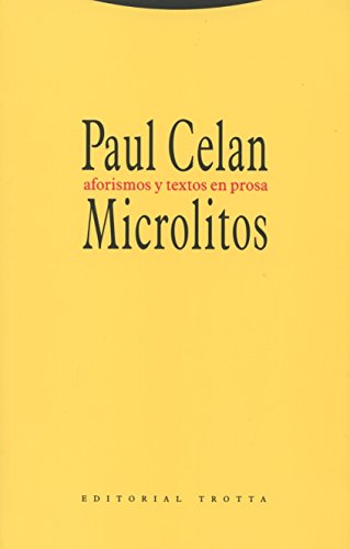 Microlitos. Aforismos y textos en prosa.