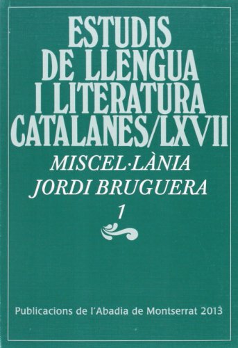 MISCELLÀNIA JORDI BRUGUERA, 1