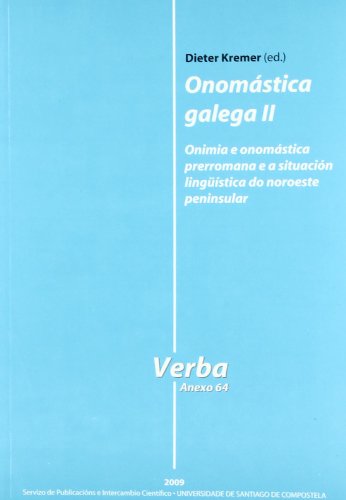 Stock image for ONOMASTICA GALEGA II for sale by Hilando Libros