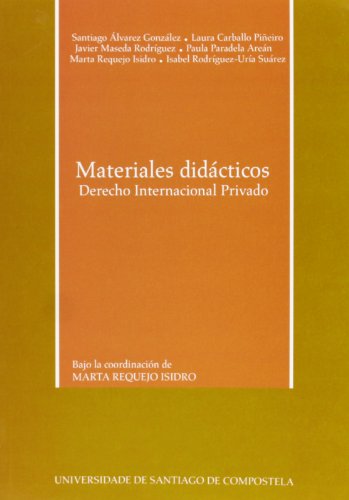 Stock image for OP/293-Materiales did cticos: Derecho Internacional Privado (Spanish Edition) for sale by Mispah books