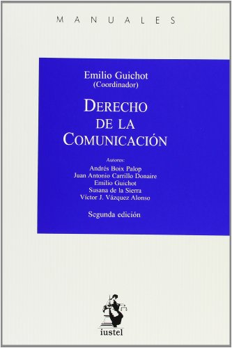 9788498902242: Derecho De La Comunicacin - 2 Edicin (Manuales (iustel))