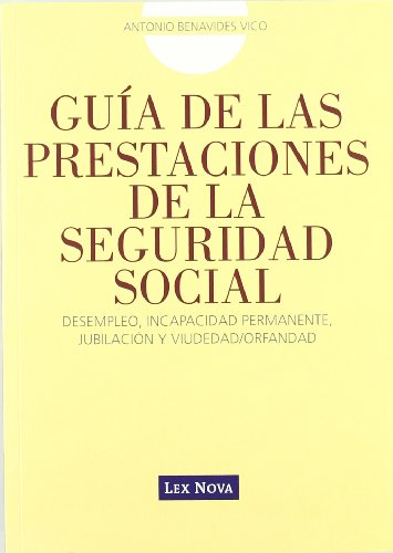 Imagen de archivo de Gua de las prestaciones seguridad social a la venta por Iridium_Books