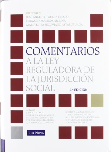 9788498983999: Comentarios a la Ley Reguladora de la jurisdiccin social (Monografa)