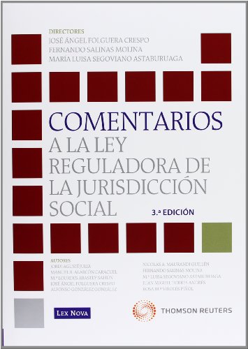 9788498984491: Comentarios a la Ley Reguladora de la Jurisdiccin Social (Monografa)