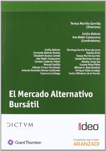 Imagen de archivo de EL MERCADO ALTERNATIVO BURSTIL a la venta por Zilis Select Books