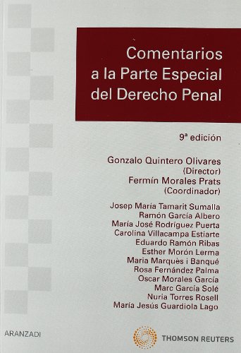 Imagen de archivo de Comentarios a la Parte Especial del Derecho Penal a la venta por Iridium_Books