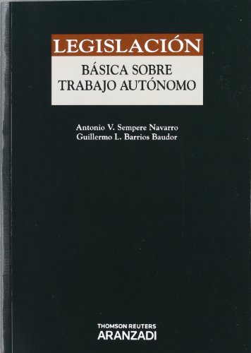 Imagen de archivo de Legislacin bsica sobre Trabajo Autnomo a la venta por MARCIAL PONS LIBRERO