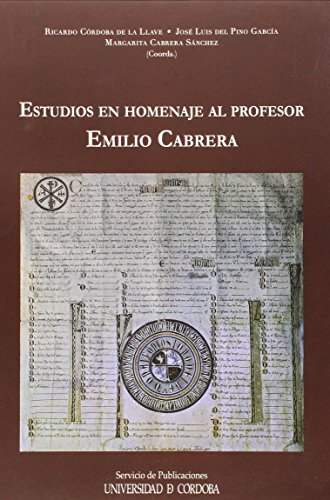 Imagen de archivo de ESTUDIOS EN HOMENAJE AL PROFESOR EMILIO CABRERA. a la venta por KALAMO LIBROS, S.L.