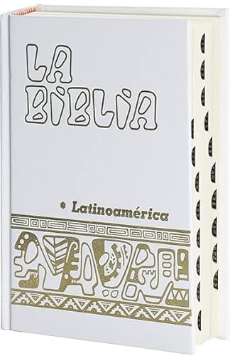 9788499452678: La Biblia Latinoamrica [letra grande] carton blanca, con ueros