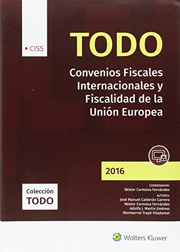 Imagen de archivo de TODO Convenios Fiscales Internacionales y Fiscalidad de la Uni n Europea 2016 a la venta por ThriftBooks-Dallas