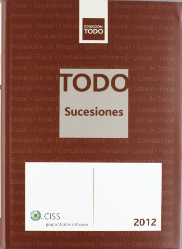 9788499544502: Todo Sucesiones 2012