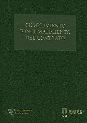 Stock image for Cumplimiento e incumplimiento del conO'Callaghan Muoz, Xavier / Abel for sale by Iridium_Books