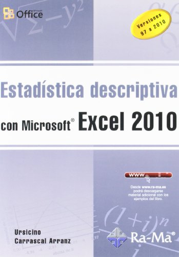 Beispielbild fr Estadstica descriptiva con Microsoft Excel 2010 zum Verkauf von medimops