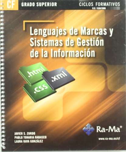 Imagen de archivo de Lenguajes de marcas y sistemas de gestin de informacin : grado superior a la venta por medimops