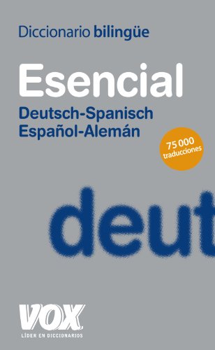 Stock image for Diccionario bilinge escencial Deutsch- Spanish, Espaol- Alemn. for sale by La Librera, Iberoamerikan. Buchhandlung