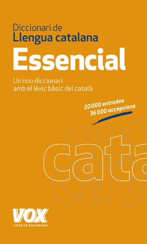 Imagen de archivo de Diccionari essencial de llengua catalana (Vox - Lengua Catalana - Diccionarios Generales) a la venta por medimops