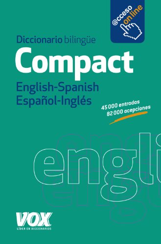 Diccionario bilingue. Compact. English- spanish, español ingles