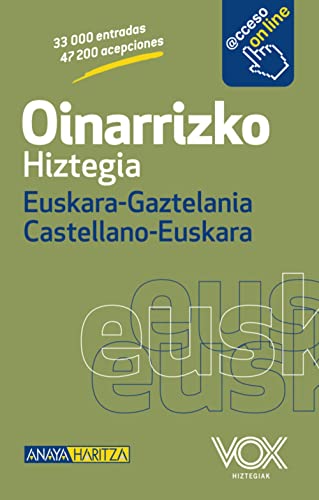 Imagen de archivo de Oinarrizko hiztegia euskara-gaztelania, castellano-euskera (VOX - Lengua Vasca - Diccionarios Generales) a la venta por medimops