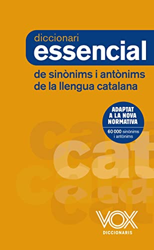 Imagen de archivo de Diccionari essencial de sinònims i antònims (Vox - Lengua Catalana - Diccionarios Generales) a la venta por medimops