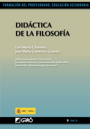 Stock image for Didctica de la Filosofa Cifuentes Prez, Luis Mara / Gu for sale by Iridium_Books