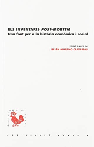 Stock image for Inventaris "post mortem",els una font per a la histria econmica i social for sale by Imosver