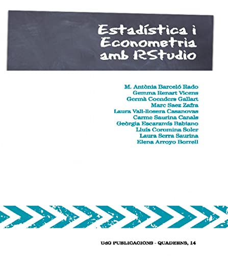 9788499844657: Estadstica i econometria amb RStudio (UdG Publicacions) (Catalan Edition)