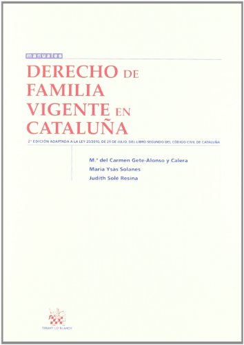 9788499850030: Derecho de Familia vigente en Catalua