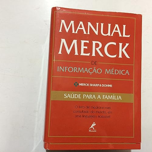 Stock image for livro manual merck de informaco medica sharp merck 2002 for sale by LibreriaElcosteo