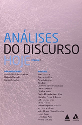 Stock image for analises do discurso hoje volume 2 anne henault e out Ed. 2014 for sale by LibreriaElcosteo