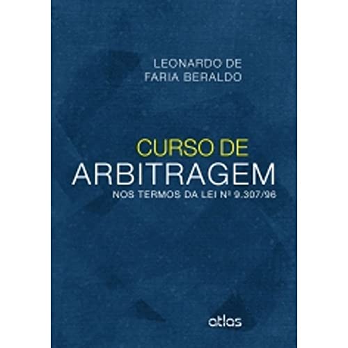 9788522488780: Curso de Arbitragem: Nos Termos da Lei N 9.307-96