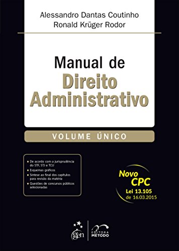 9788530961312: Manual de Direito Administrativo - Volume unico