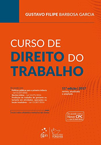 Stock image for livro curso de direito do trabalho gustavo filipe bar Ed. 2017 for sale by LibreriaElcosteo