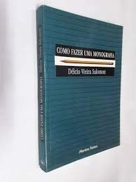 Beispielbild fr livro como fazer uma monografia delcio vieira salomon 1997 zum Verkauf von LibreriaElcosteo