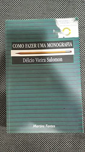 Beispielbild fr Como Fazer Uma Monografia zum Verkauf von SecondSale