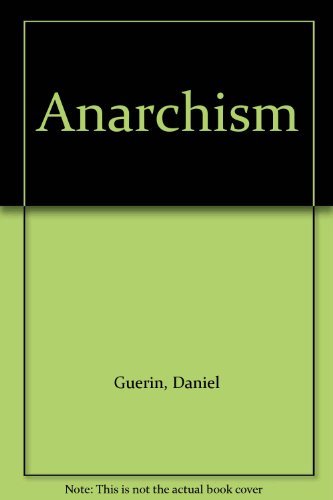 Beispielbild fr Anarchism zum Verkauf von Books From California