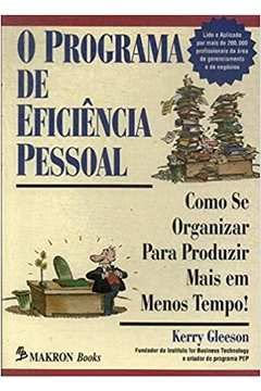 Stock image for livro o programa de eficincia pessoal kerry gleeson 1996 for sale by LibreriaElcosteo