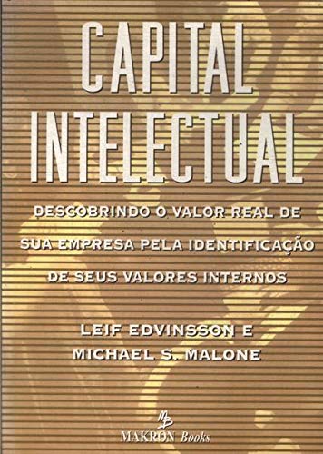 Stock image for livro capital intelectual leif edvinsson michael s malone traduco rob 1998 for sale by LibreriaElcosteo