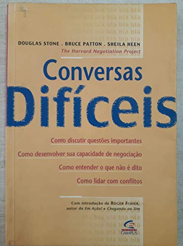 Beispielbild fr livro conversas dificeis um unico livro autores 1999 zum Verkauf von LibreriaElcosteo