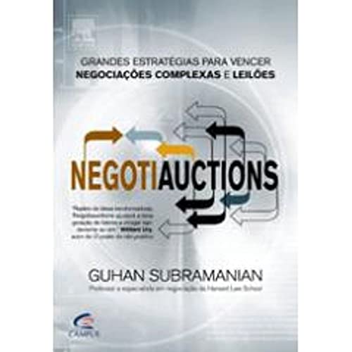 Stock image for _ negotuauctions de guhan subramanian pela campus 2010 Ed. 2010 for sale by LibreriaElcosteo