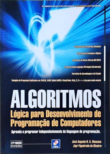 Stock image for livro algoritmos logica para desenvolvimento de progranaco de computadores jose augusto n for sale by LibreriaElcosteo