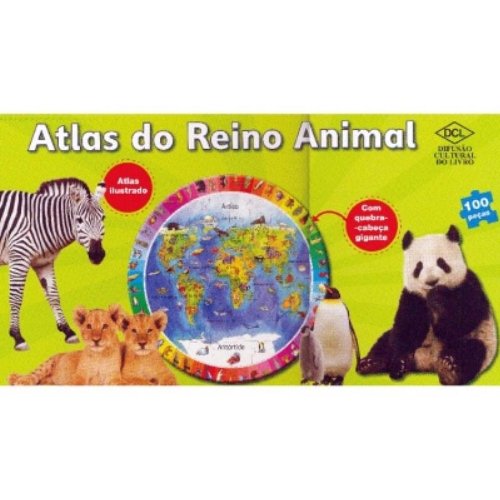 Stock image for Atlas Do Reino Animal - Atlas Ilustrado (+ Quebra-Cabecas Gigante) (Em Portuguese do Brasil) for sale by WorldofBooks