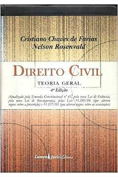 Stock image for livro direito civil teoria geral cristiano chaves de f for sale by LibreriaElcosteo